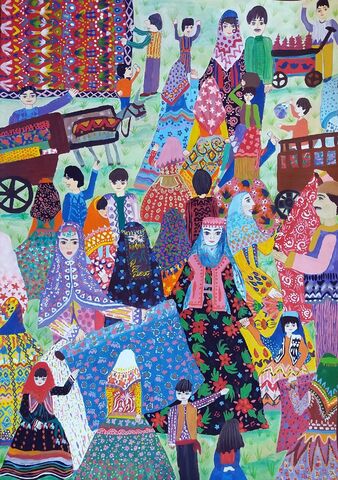 کوثر یزدان‌پرست برگزیده مسابقه بین‌المللی نقاشی نوازاگورا کشور بلغارستان