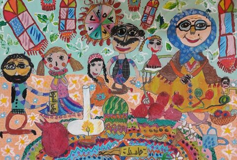 نهال دیده‌بان برگزیده مسابقه بین‌المللی نقاشی نوازاگورا کشور بلغارستان