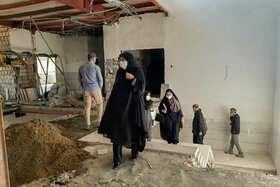 مدیرکل استان همدان از پروژه‌ی ناتمام ساختمان مرکز فرهنگی‌هنری شهرک مدنی بازدید کرد