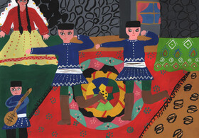 Selected works of Iranian children and adolescents in Belarus painting competition