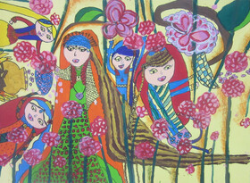 آثار برگزیده کودکان و نوجوانان کرمانشاهی در مسابقه‌ی نقاشی بلاروس