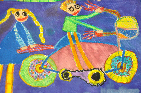 سیدمحمدپویا ابوالفضلی 5 /6 ساله از قاین برگزیده مسابقه‌ نقاشی بلاروس