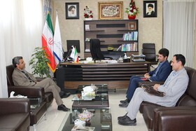 دیدار با رئیس سازمان برنامه و بودجه استان با هدف بسترسازی فرهنگی در خراسان شمالی