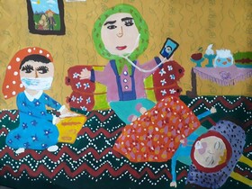درخشش اعضای کانون آذربایجان‌غربی در بخش نقاشی مهرواره «بهار در خانه»