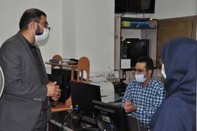 بازدید بازرس  ویژه فرمانداری کرج از چگونگی اجرای پروتکل های بهداشتی  در  کانون البرز