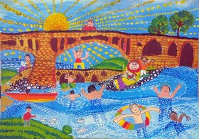 نمایشگاه مجازی آثار نقاشی کودکان و نوجوانان خوزستانی عضو مراکز کانون پرورش فکری