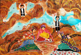 درخشش عضو کانون خوزستان در مسابقه بین‌المللی نقاشی ژاپن