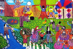 کودکان ایرانی در ششمین نمایشگاه بین‌المللی نقاشی کودکان آسیایی درخشیدند