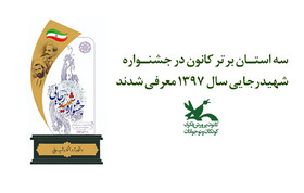 سه استان برتر کانون در جشنواره شهید رجایی سال ۹۷ معرفی شدند
