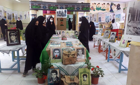 برپایی نمایشگاه عکس و کتاب به مناسبت گرامیداشت هفته دفاع مقدس در کانون نیر