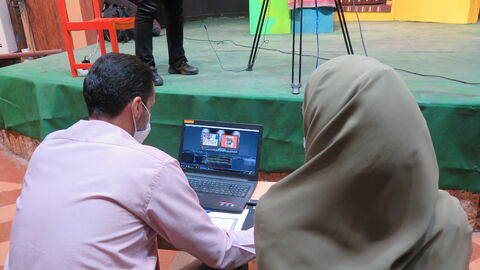 چند نما از نخستین برگزاری مجازی آیین روز جهانی کودک در کانون استان قزوین