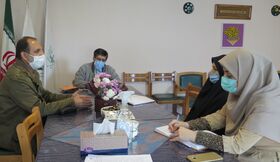 نشست مدیرکل کانون قزوین با مدیر بنیاد مهدویت استان