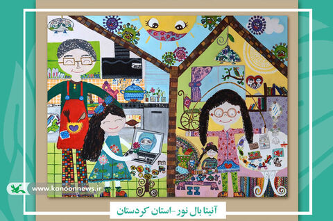 اثر آنیتا بال نور از استان کردستان- برگزیده فراخوان طراحی تمبر سپید‌بالان