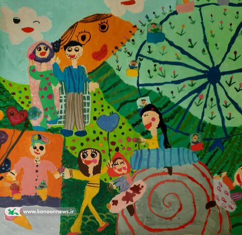 آثار تولیدی کودکان و نوجوانان استان به منظور شرکت در بیست و دومین مسابقه بیــن المللی نقاشـی « اوورا» کشور پرتغال