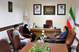 مدیرکل کانون  با مدیر کل کتاب‌خانه‌های عمومی استان دیداد کرد