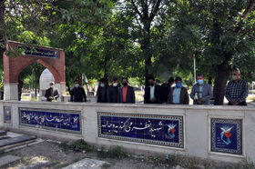 کارکنان کانون استان اردبیل به زیارت گلزار شهدا رفتند