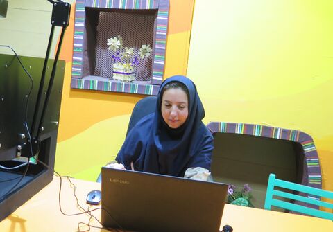 چند نما از کارگاه‌های آموزشی-تخصصی برخط بهار در کانون استان قزوین