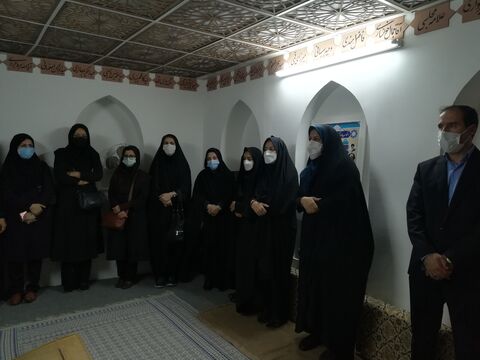 بازدید مربیان فرهنگی کانون استان اصفهان از نمایشگاه مهدویت