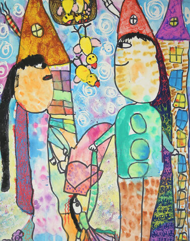 نقاشی«آوا جلویانی» ۷ ساله از کانون کرمانشاه برنده جایزه ویژه از چهارمین مسابقه بین‌المللی نقاشی کشور رومانی
