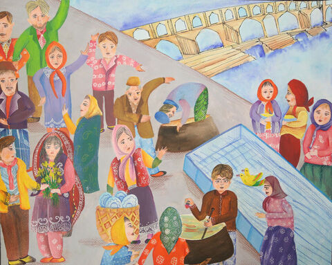 Reyhaneh Alizadeh, 17, from Kanoon No. 2, Isfahan Province, Winner of Gold Medal and Honorary Diploma