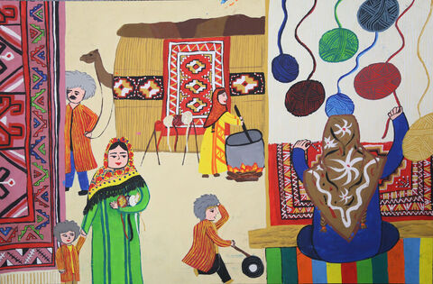 Aylin Saripoor, 15, from Gorgan, Golestan Province, Winner of Silver Medal and Honorary Diploma