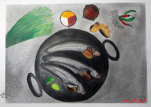 برگزیدگان فراخوان مسابقه نقاشی "ماهی غذای سلامت"
