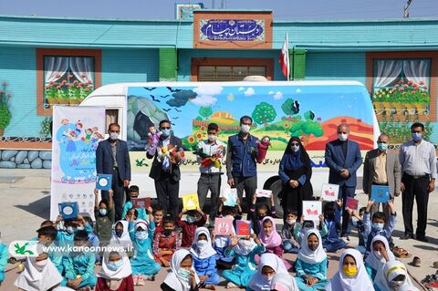 لحظاتی شاد برای کودکان روستا با اجرای برنامه کاروران پیک امید