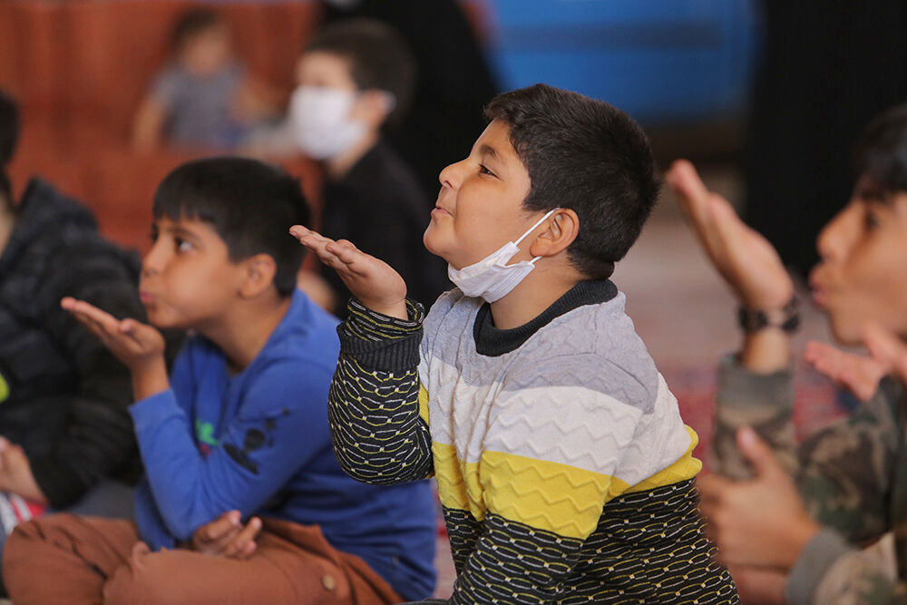گزارش تصویری واحد سیار روستایی کانون پرورش فکری قم به روستای سراج