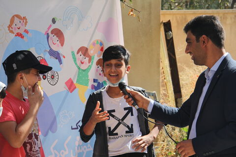 ویژه‌برنامه هفته ملی کودک در دیزج سیاوش ارومیه برگزار شد