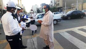 فرهنگ‌سازی قوانین راهنمایی و رانندگی با همکاری کانون و پلیس راهور سیستان و بلوچستان