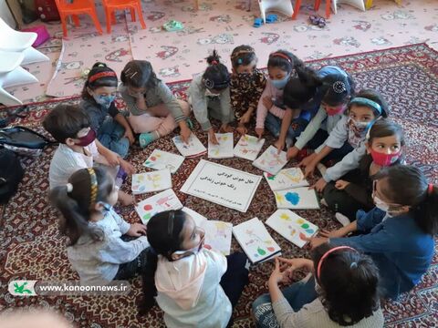 حضور کودکان روستایی استان کردستان در برنامه های هفته ملی کودک به روایت تصور