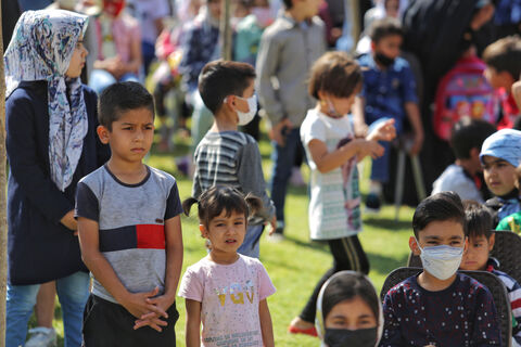 گزارش تصویری اعزام واحد سیار شهری کانون پرورش فکری قم به شهرستان جعفریه