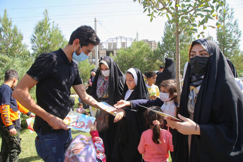 گزارش تصویری اعزام واحد سیار شهری کانون پرورش فکری قم به شهرستان جعفریه