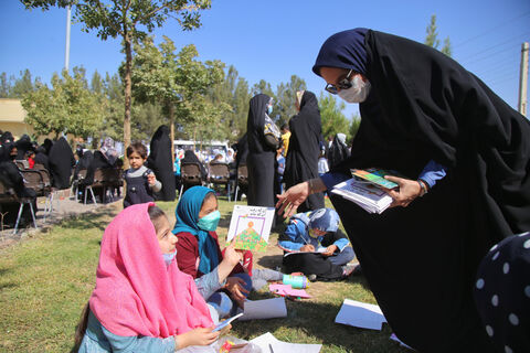 گزارش تصویری اعزام واحد سیار شهری کانون پرورش فکری قم به شهرستان جعفریه