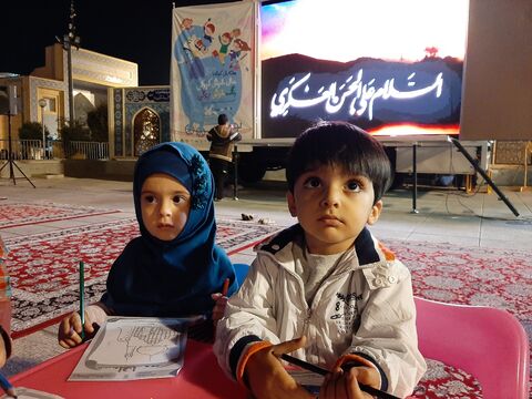 گزارش تصویری برپایی ایستگاه فرهنگی کانون پرورش فکری قم در حرم حضرت معصومه(س)