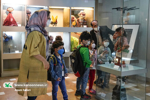 بازدید بچه‌ها از موزه کودک کانون در هفته ملی کودک