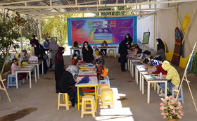 ایستگاه نقاشی «پیامبر رحمت» در خرم آباد برگزارشد
