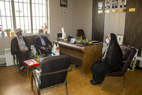 حضور امام جمعه شهر جهانی سفال در دفتر مدیرکل کانون استان همدان