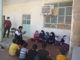 سفر کتابخانه سیار کانون خوزستان به روستاهای شهرستان هفتکل