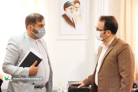 دیدار سید علی حسینی سرپرست کانون استان تهران با ستاد امر به معروف و نهی از منکر