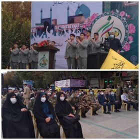 سرود شهید لندی از تولیدات کانون پرورش فکری کودکان و نوجوانان استان اصفهان در مراسم 13 آبان اجرا شد