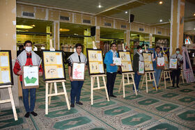 نمایشگاه و ایستگاه نقاشی کانون لرستان در مصلی الغدیر خرم آباد به روایت تصویر