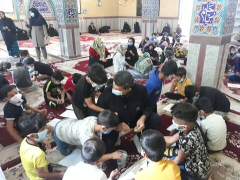 طرح امداد فرهنگی کتابخانه‌های سیار کانون خوزستان به روستای بسطامیه