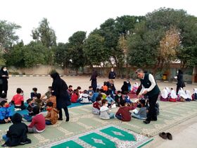 سفر کتابخانه سیار روستایی کانون خوزستان به روستاهای صلیعه