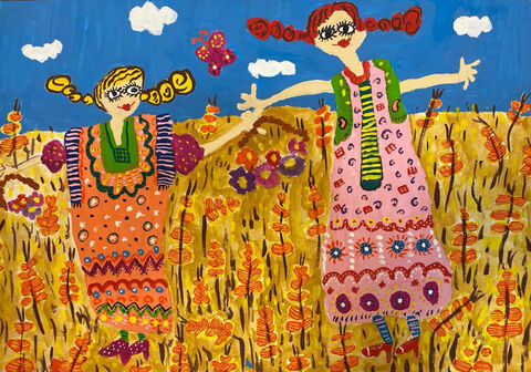 Anisa Jaferi, 7, from Lorestan Province
