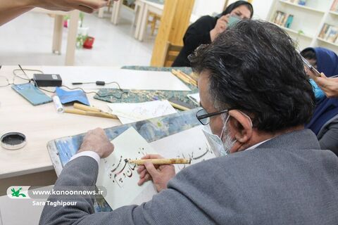 به مناسبت هفته پژوهش؛ نشست تخصصی ویژه مربیان خوشنویسی کانون خوزستان