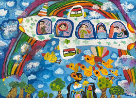 Iranian Children Shined at China International Painting Exhibition