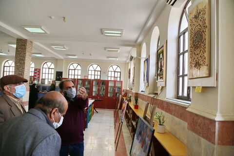 افتتاح نمایشگاه اثار هنری قرانی