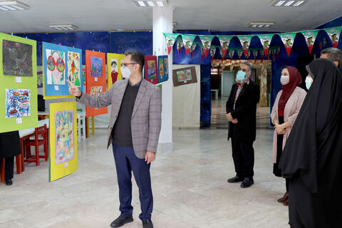 نمایشگاه آثار نقاشی اعضا و مربیان کانون پرورش فکری مازندران به مناسبت دهه فجر