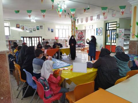  استقبال پرشور کودکان و نوجوانان از برنامه‌های ایام الله دهه مبارک فجر - مرکز بناب